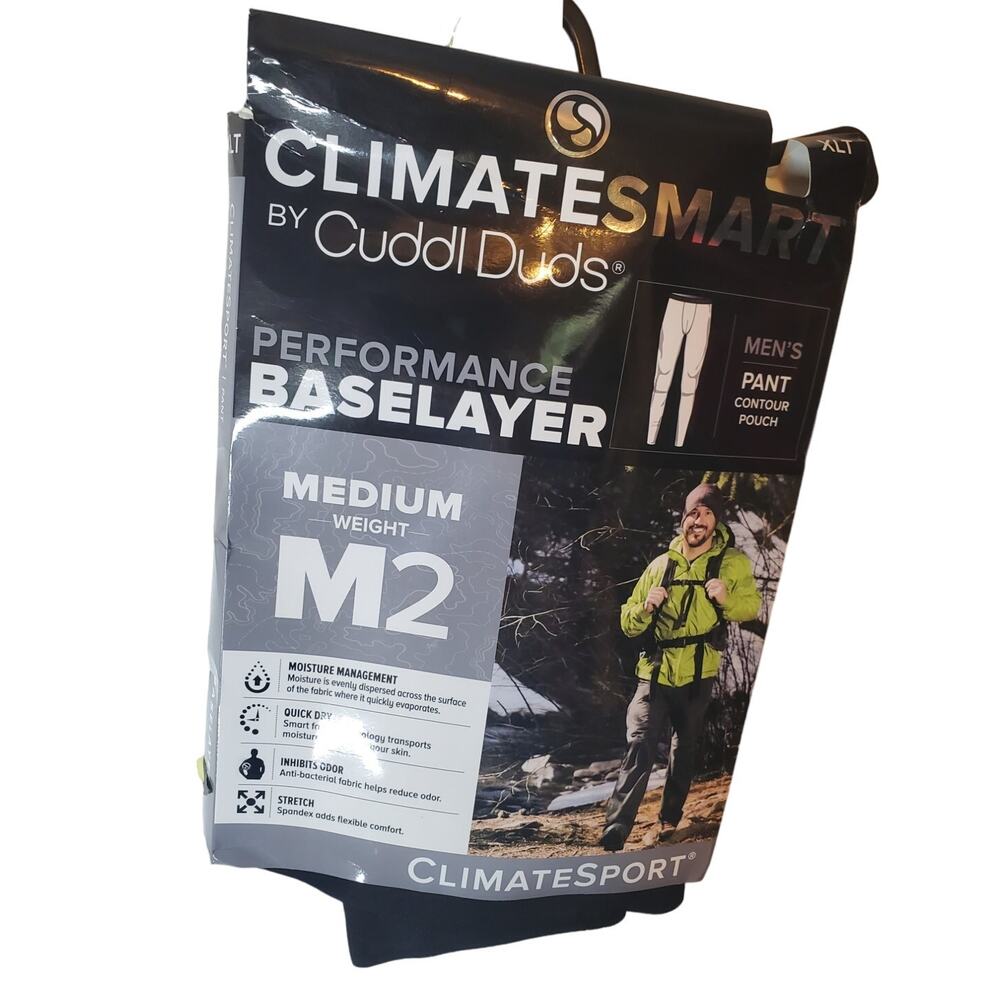 Cuddl Duds Climate Smart Performance Baselayer Pants, New, XLT